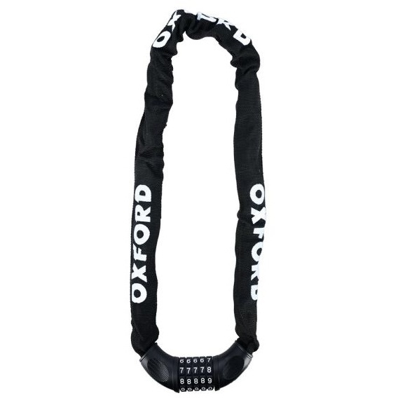 Lant Antifurt Cu Cod Bicicleta Otel Negru Oxford LK111 [2]