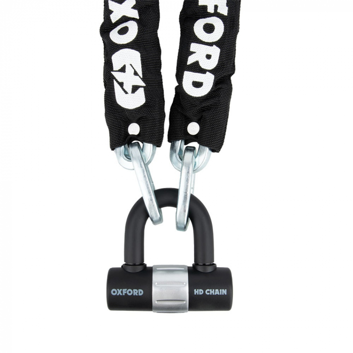 Lant Antifurt Moto Oxford Heavy Duty HD Chain Lock Metal Negru OF160 [2]
