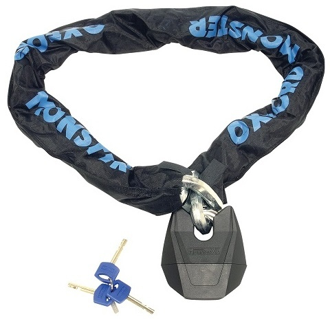 Lant Antifurt Moto Oxford Monster XL Chain & Padlock Metal Negru OF19 [1]