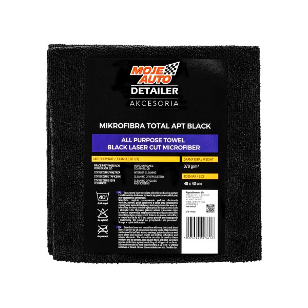 Laveta universala din microfibra, 370GSM, Moje Auto Detailer 40x40cm [1]
