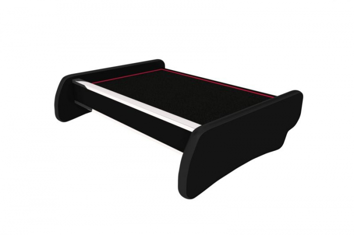 Masa bord compatibila cu Mercedes Sprinter I (01.2000-12.2006), Negru cu cusatura rosie [2]