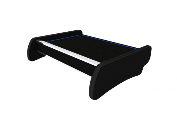 Masa bord compatibila cu Mercedes Sprinter I (01.2000-12.2006), Negru cu cusatura albastra [2]