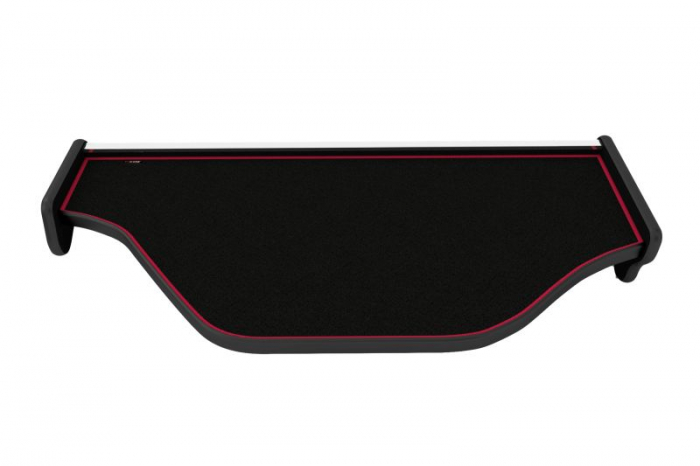 Masa centrala bord camion compatibil cu DAF XF 105 (01.2006-12.2013), Negru cu cusatura rosie [3]