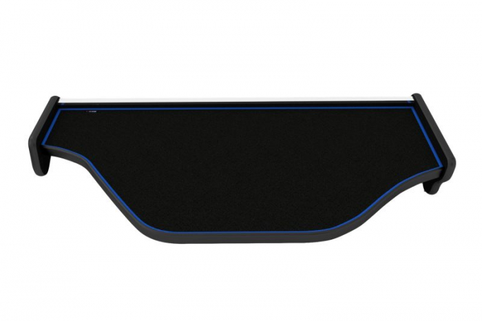 Masa centrala bord camion compatibil cu DAF XF 105 (01.2006-12.2013), Negru cu cusatura albastra [3]
