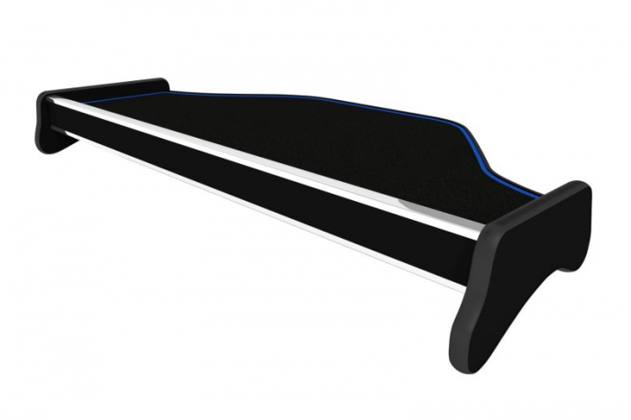 Masa centrala bord camion compatibil cu DAF XF 105 (01.2006-12.2013), Negru cu cusatura albastra [2]