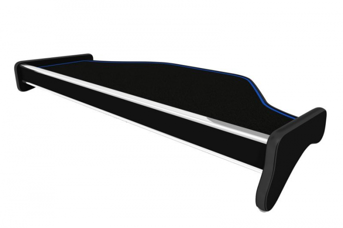 Masa centrala bord camion compatibila cu DAF XF 106 01.2014+, Negru cu cusatura albastra [2]