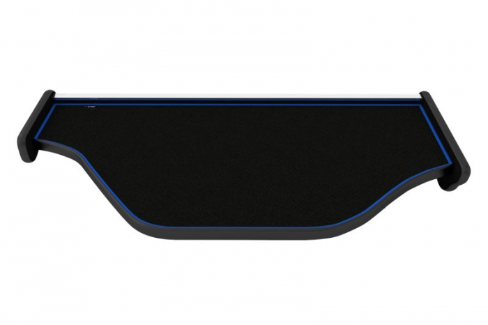 Masa centrala bord camion compatibila cu DAF XF 106 01.2014+, Negru cu cusatura albastra [3]