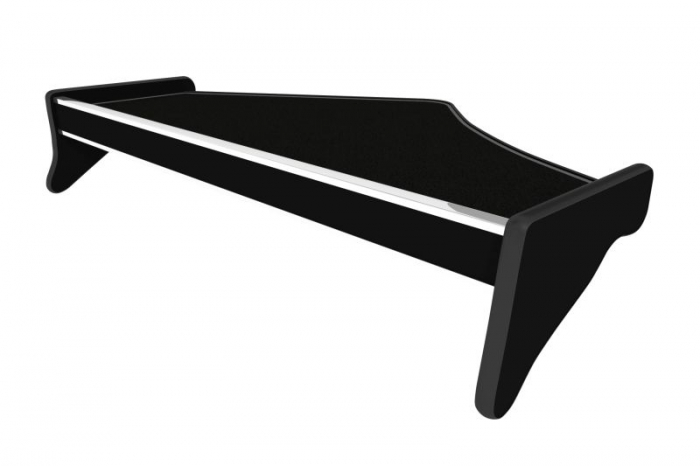 Masa centrala bord camion compatibila cu Renault Premium II (01.2005-12.2013), Negru cu cusatura gri [2]