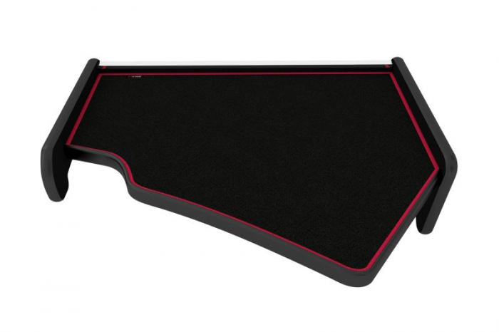 Masa centrala bord camion compatibila cu Scania R (01.2005-09.2016) DOAR Highline Cab, Negru cu cusatura rosie [3]