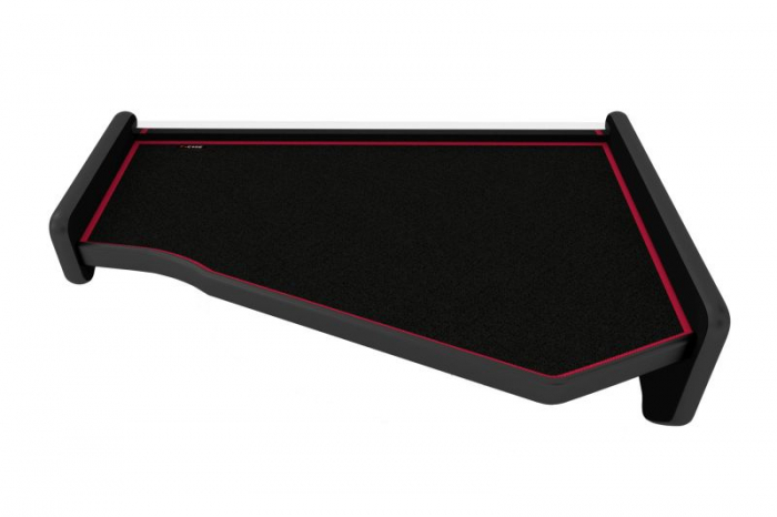 Masa centrala bord camion compatibila cu Scania R Nextgen 01.2017+ si Scania S Nextgen 01.2017+, Negru cu cusatura rosie [3]