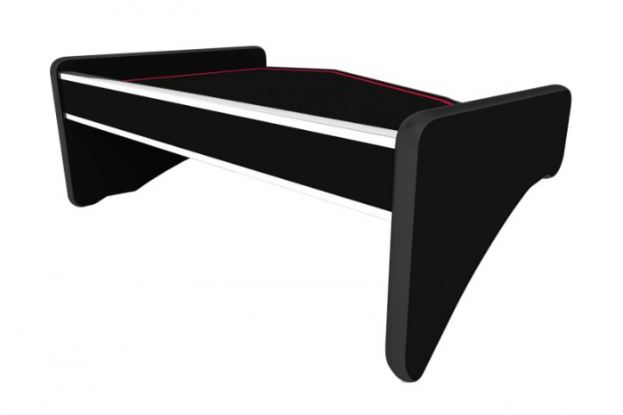 Masa centrala bord camion compatibila cu Scania R Nextgen 01.2017+ si Scania S Nextgen 01.2017+, Negru cu cusatura rosie [2]