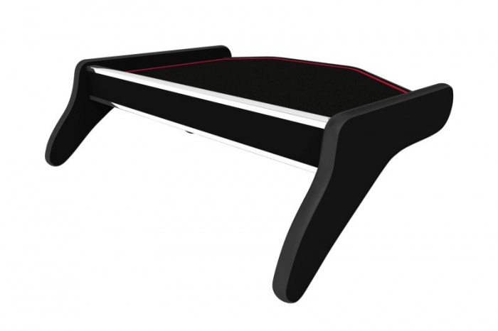 Masa centrala bord camion compatibila cu Volvo FH 2 (01.1998-12.2001), Negru cu cusatura rosie [2]