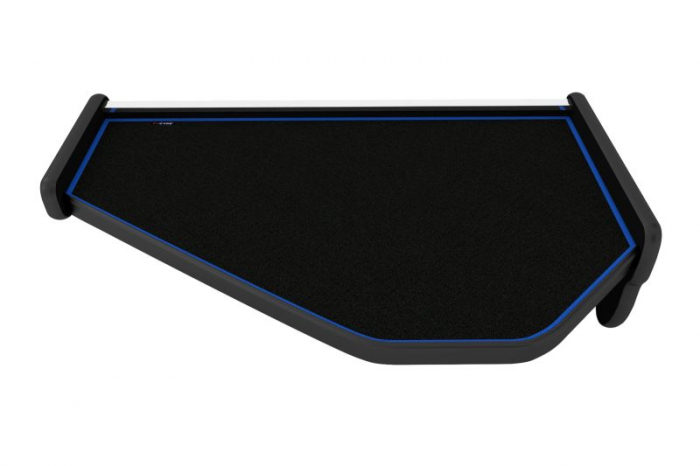 Masa centrala bord camion compatibila cu Volvo FH 3 (01.2009-12.2012), Negru cu cusatura albastra [3]