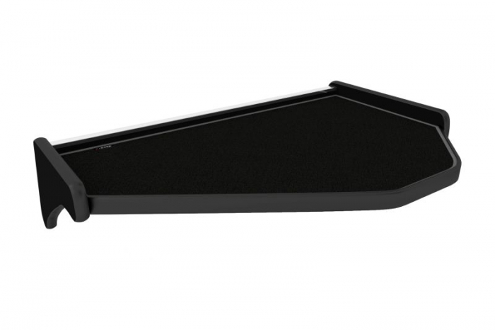 Masa centrala bord camion compatibila cu Volvo FH 3 (01.2009-12.2012), Negru cu cusatura gri [1]
