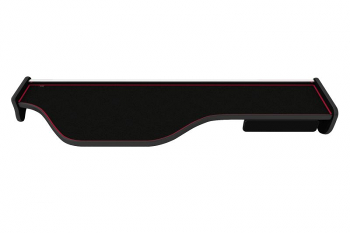 Masa lunga bord camion compatibila cu DAF XF 105 (01.2006-12.2013), Negru cu cusatura rosie [3]