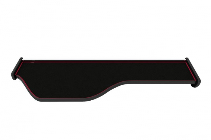 Masa lunga bord camion compatibila cu DAF XF 106 01.2014+, Negru cu cusatura rosie [3]