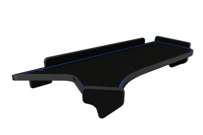 Masa lunga bord camion compatibila cu Iveco Stralis HI-WAY si Iveco Stralis XP, Negru cu cusatura albastra [1]