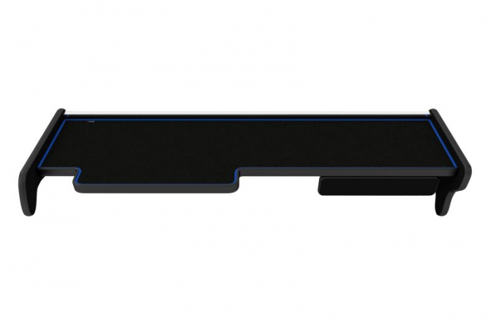 Masa lunga bord camion compatibila cu MAN TGA wide cabIN (XXL) (01.2000-12.2010), Negru cu cusatura albastra [3]