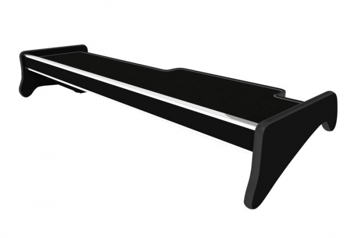 Masa lunga bord camion compatibila cu MAN TGA wide cabIN (XXL) (01.2000-12.2010), Negru cu cusatura gri [2]
