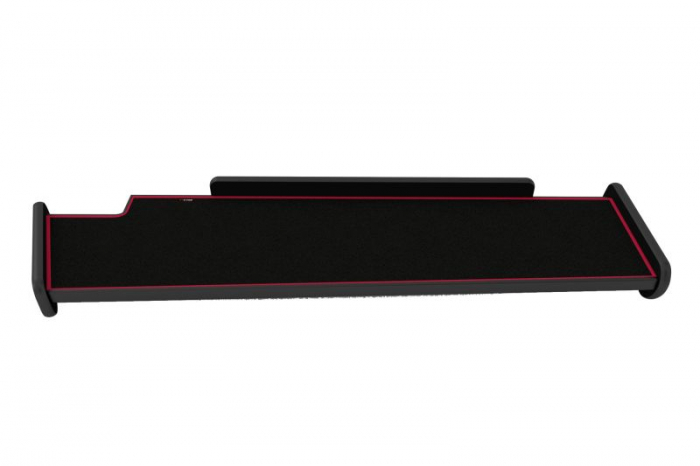 Masa lunga bord camion compatibila cu MAN TGX (01.2007-12.2020), Negru cu cusatura rosie [3]