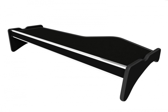 Masa lunga bord camion compatibila cu Renault Magnum Inegral / Millenium / New Size, Negru cu cusatura gri [2]