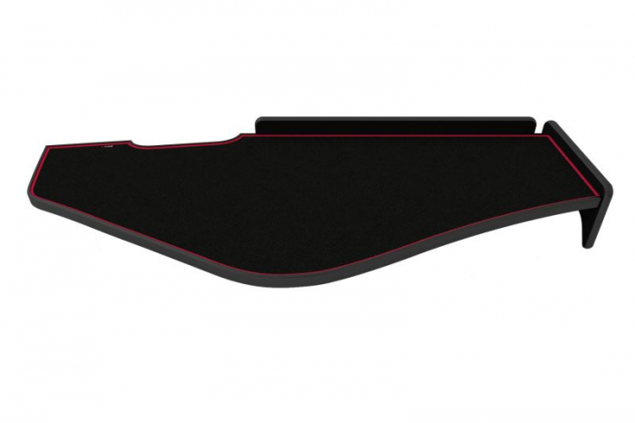 Masa lunga bord camion compatibila cu Renault T 01.2014+ , Negru cu cusatura rosie [3]