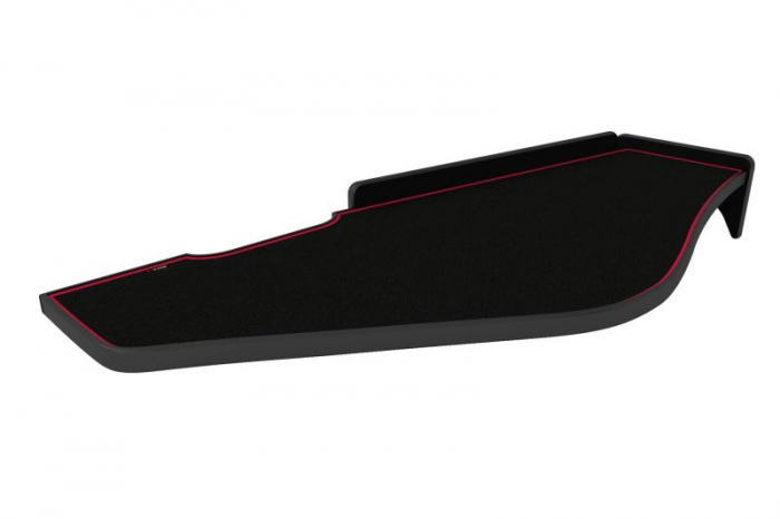 Masa lunga bord camion compatibila cu Renault T 01.2014+ , Negru cu cusatura rosie [1]