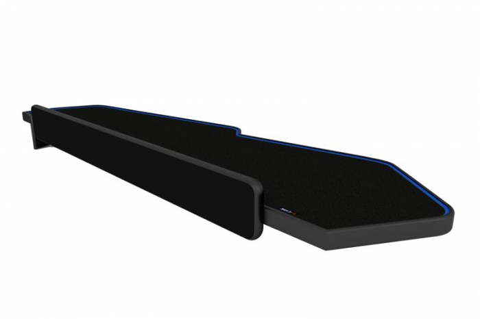 Masa lunga bord camion compatibila cu Volvo FH 4 01.2013+, Negru cu cusatura albastra [2]