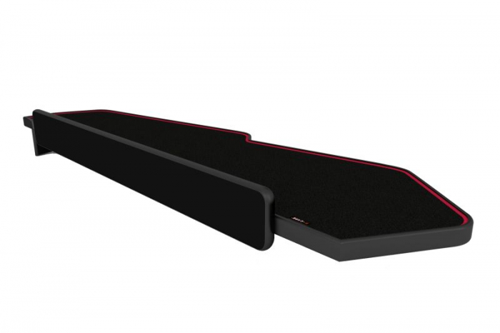 Masa lunga bord camion compatibila cu Volvo FH 4 01.2013+, Negru cu cusatura rosie [2]