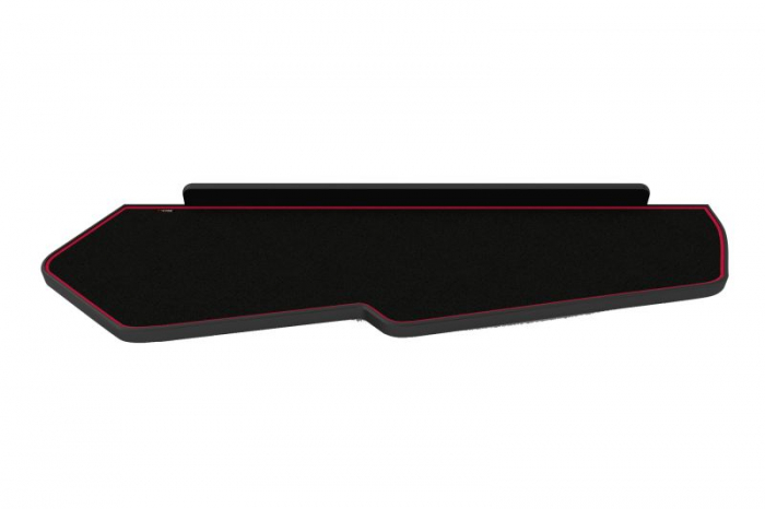 Masa lunga bord camion compatibila cu Volvo FH 4 01.2013+, Negru cu cusatura rosie [3]