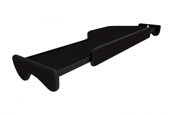 Masa lunga camion compatibila cu DAF XF 106 06.2015+, Negru cu cusatura rosie [3]