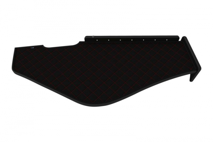 Masa lunga camion compatibila cu Renault T 01.2014+, Negru cu cusatura rosie [3]