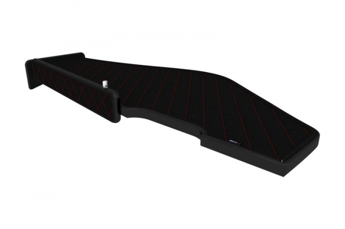 Masa lunga camion compatibila cu Renault T 01.2014+, Negru cu cusatura rosie [2]
