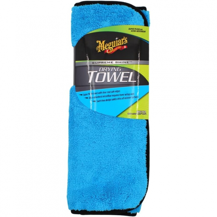Meguiar's Supreme Shine Drying Towel Laveta Prosop Uscare Auto 55x40cm 1050g/m² X210100 [1]