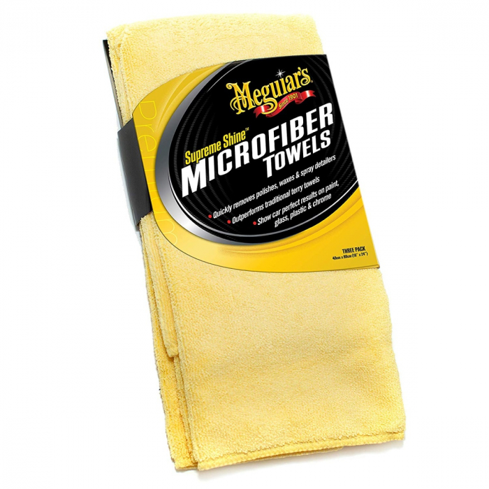 Meguiar's Supreme Shine Microfiber Set 3 Buc Laveta Indepartare Polish 40 x 63 cm X2020EU [1]