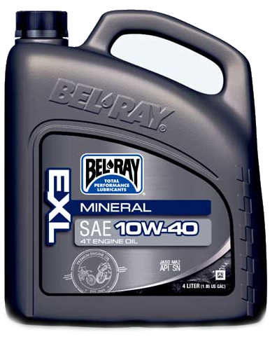 Ulei de motor Bel-Ray EXL MINERAL 4T 10W-40 4 l [1]