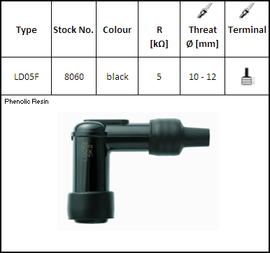 NGK - Pipa bachelita LD05F [1]