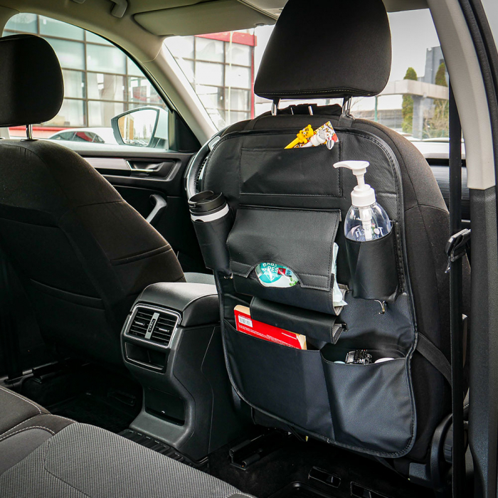 Organizator Scaun Auto Multifunctional Negru [3]