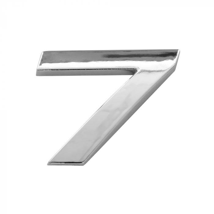 Ornament Auto 3D. Cifra 7. 26 Mm. Cromat [1]