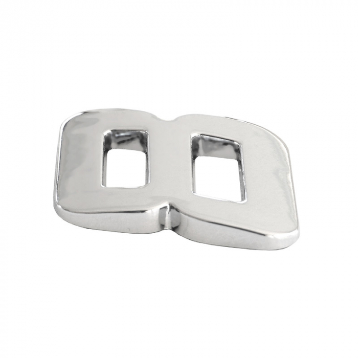 Ornament Auto 3D. Cifra 8. 26 Mm. Cromat [2]