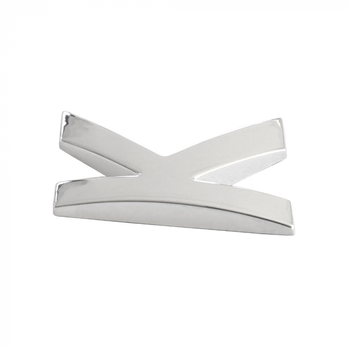 Ornament Auto 3D. Litera K. 26 Mm. Cromat [2]