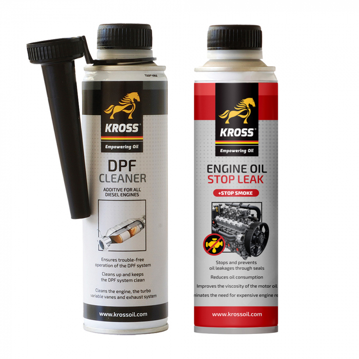 Pachet Kross pentru curatare si intretinere filtru de particule DPF 250 ml + 250 ml [1]