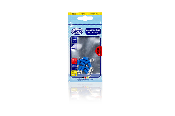 Papuc Electric Auto Izolat Albastru Tip Circular 4.3Mm-Set 10 Buc [2]