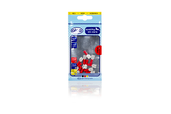 Papuc Electric Auto Izolat Rosu Tip Tata 6.3Mm - Set 10 [2]