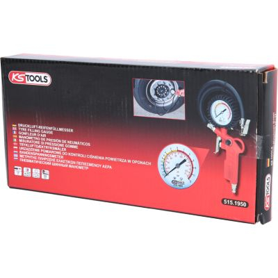 Pistol De Umflat Anvelope Cu Aer Comprimat Si Manometru 0-11 Bari [7]