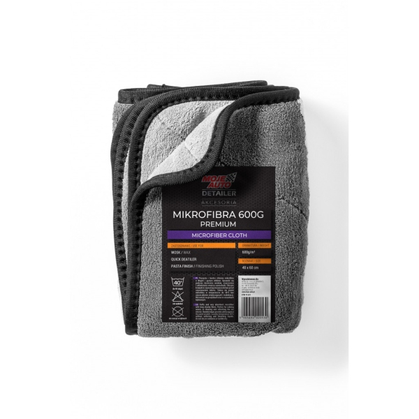 Prosop uscare microfibra 600GSM Moje Auto Detailer 60x40cm [1]