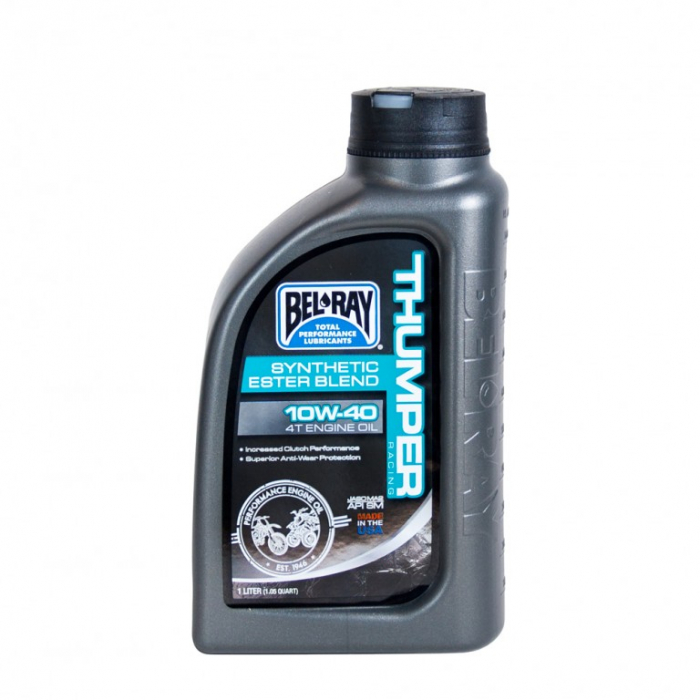 Ulei de motor Bel-Ray THUMPER RACING SYNTHETIC ESTER BLEND 4T 10W-40 1 l [1]