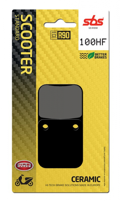 SBS - placute frana 100HF [536HF] - Scooter [Ceramic] [1]