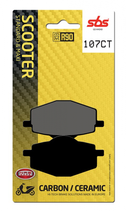 SBS - placute frana 107CT - Scooter [Carbon / Ceramic] [1]