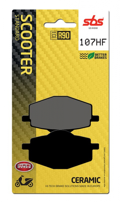 SBS - placute frana 107HF - Scooter [Ceramic] [1]